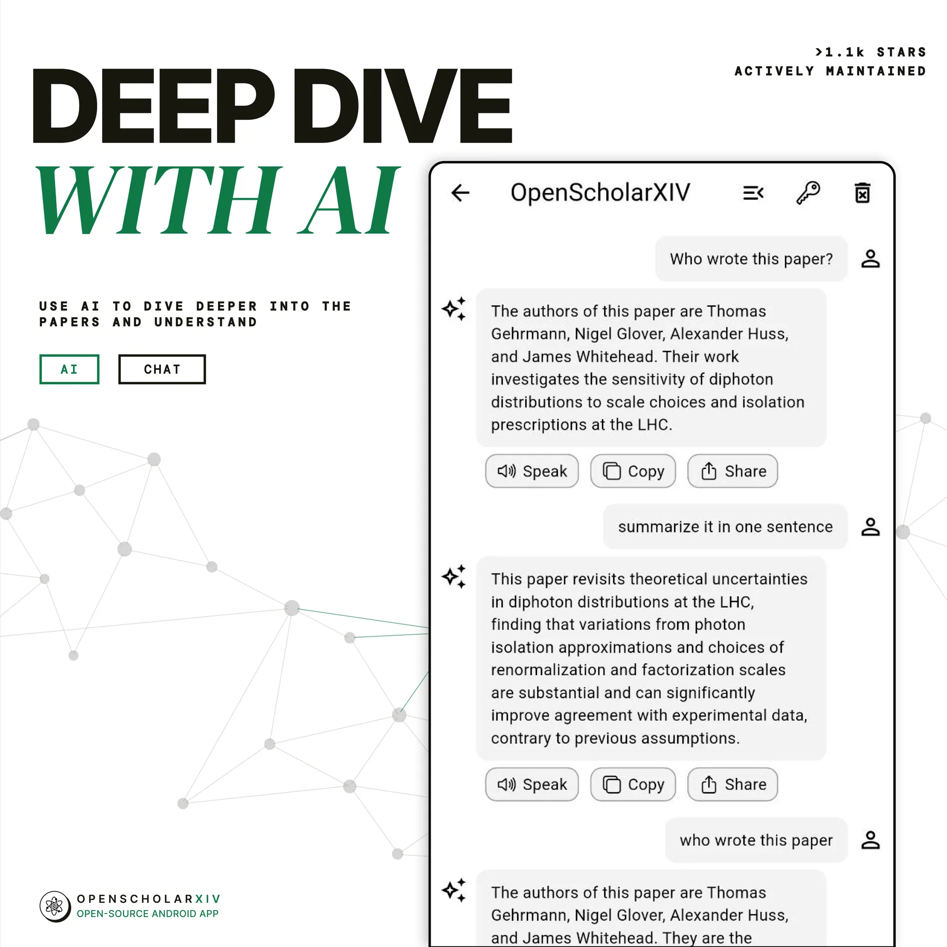 OpenScholarXIV, screenshot 3
