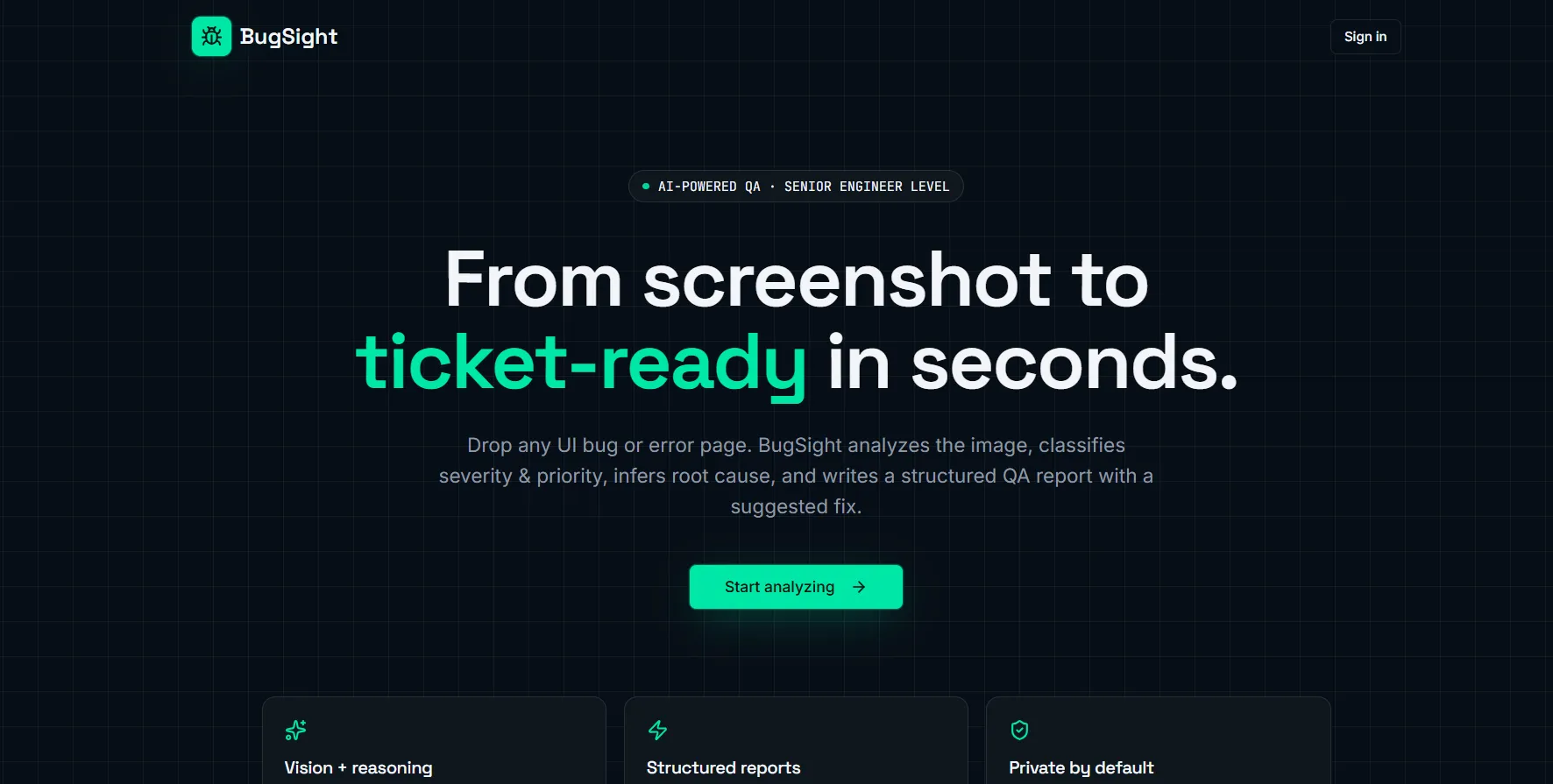 BugSight, screenshot 3