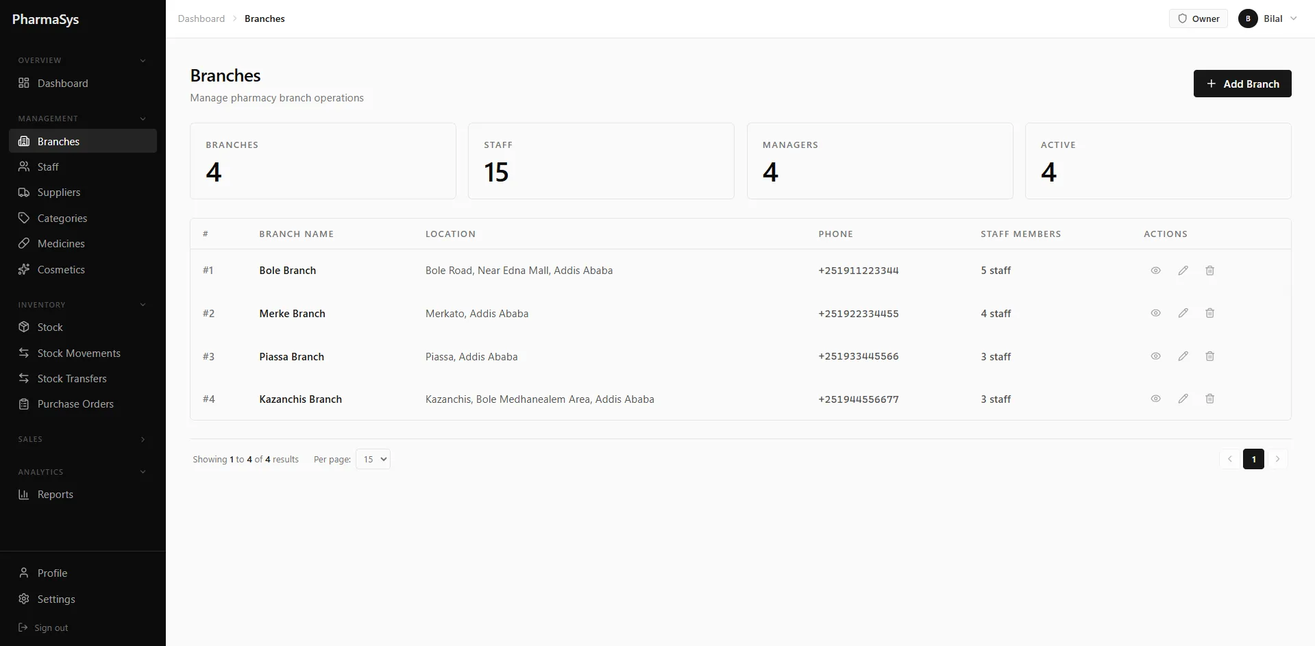 PharmaSys, screenshot 4
