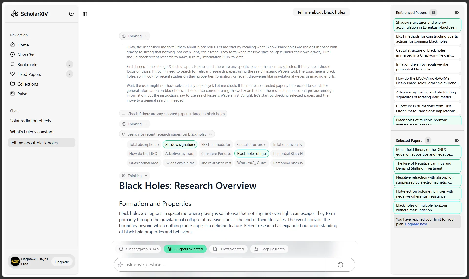 ScholarXIV, screenshot 3