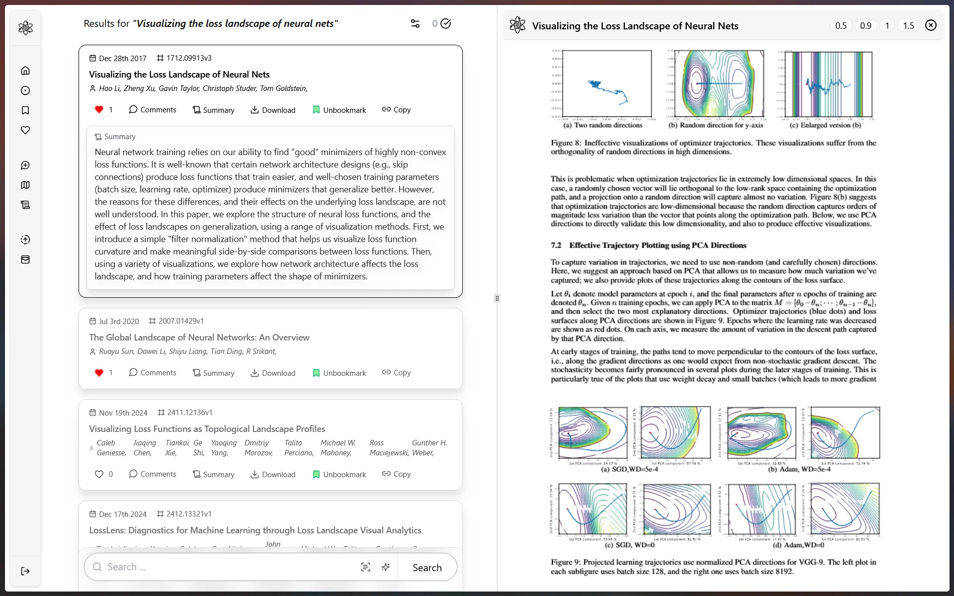 ScholarXIV, screenshot 4
