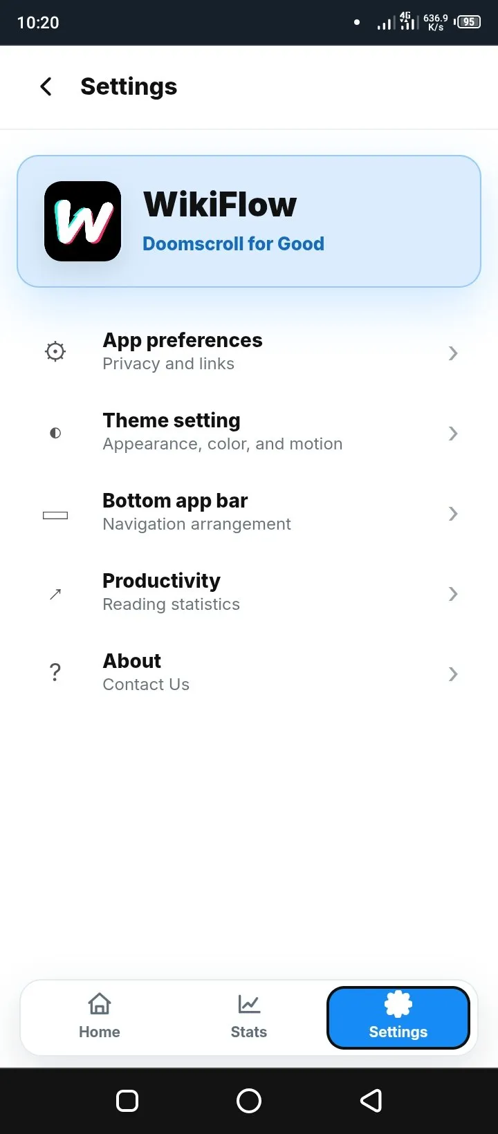 WikiFlow, screenshot 4