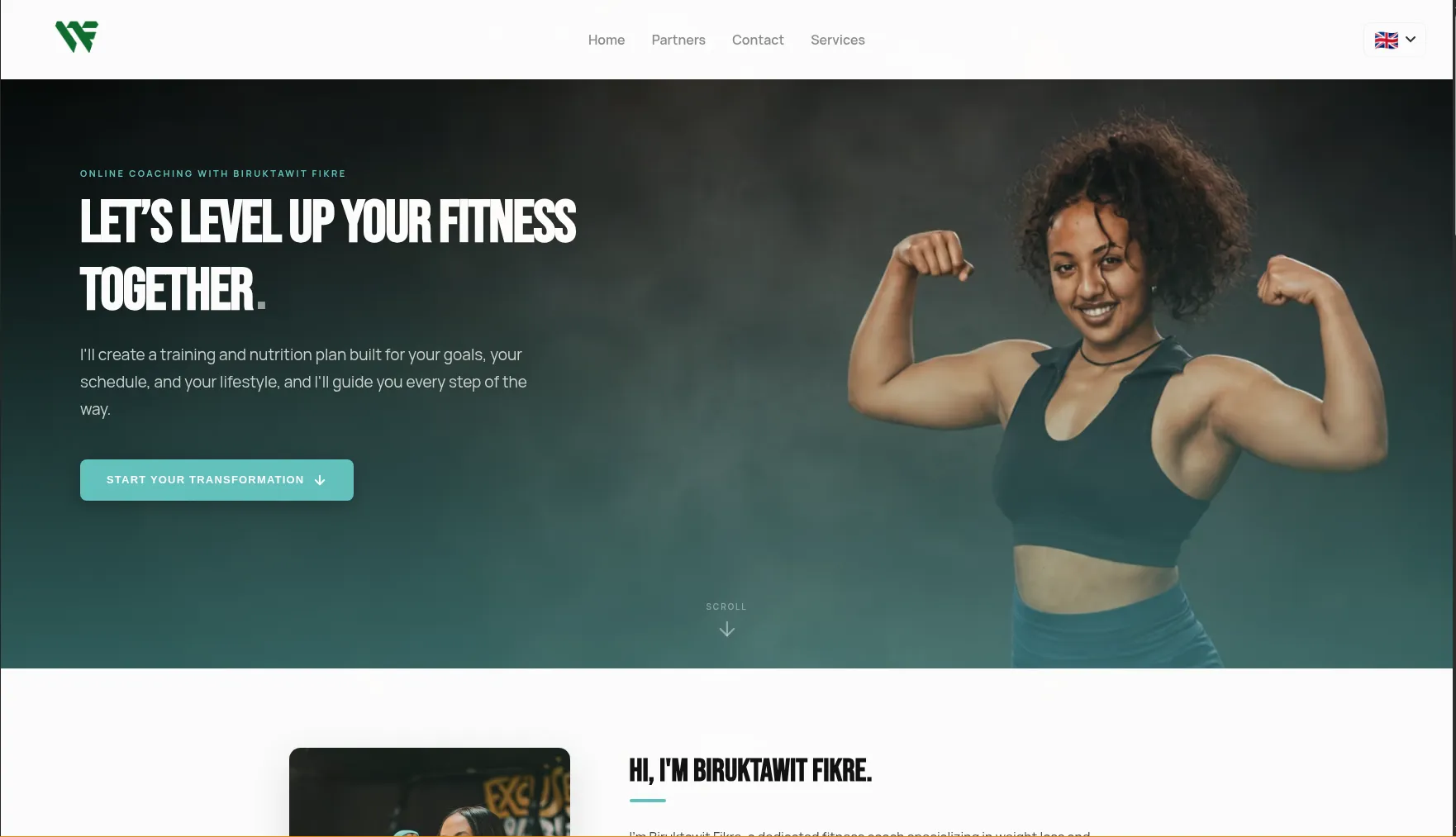 Warka fitness, screenshot 2