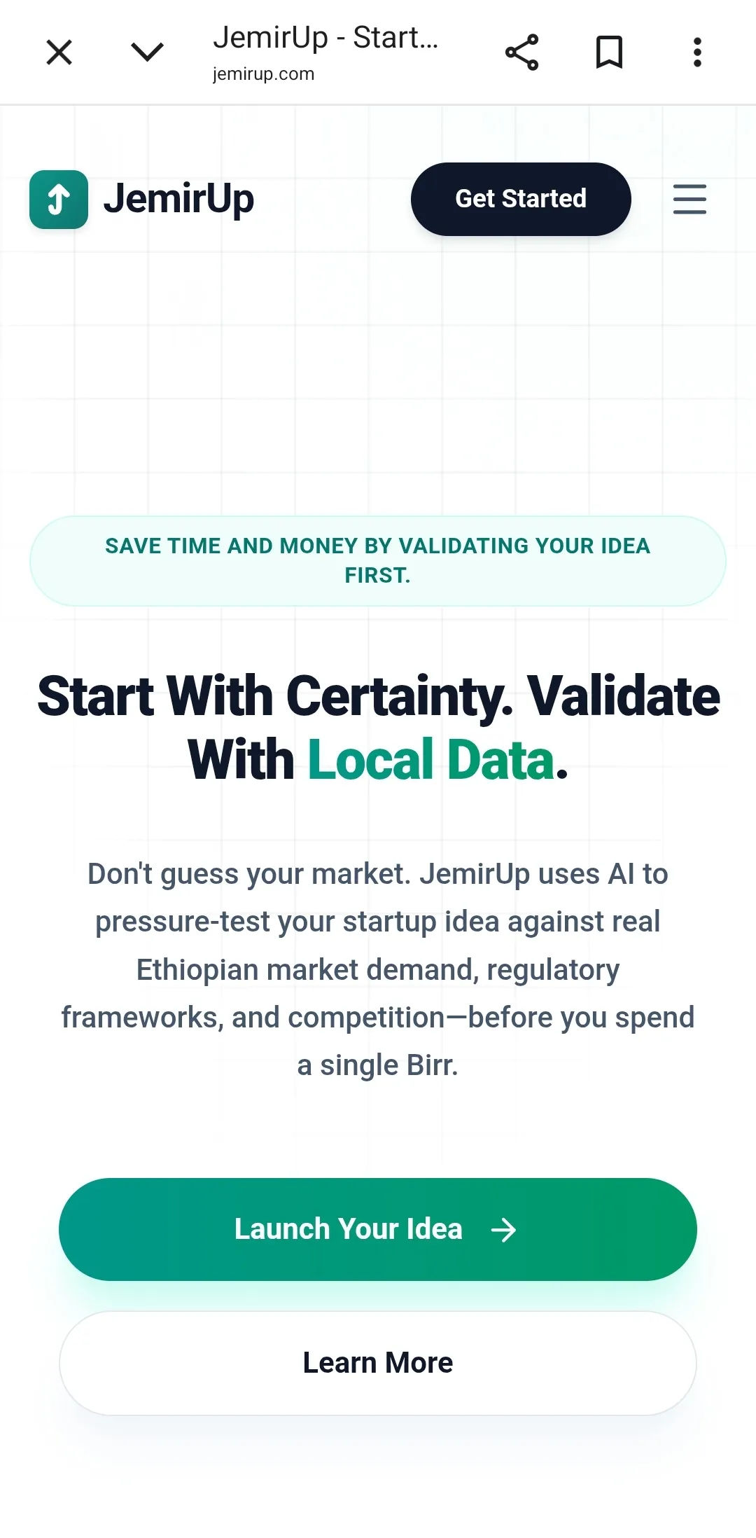 JemirUp, screenshot 1