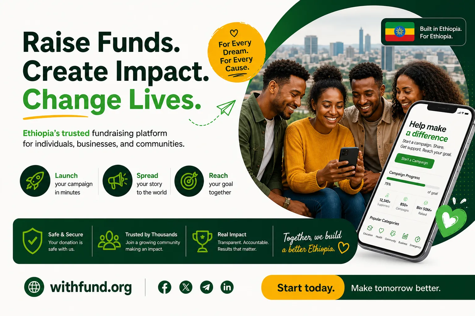 Withfund, screenshot 1