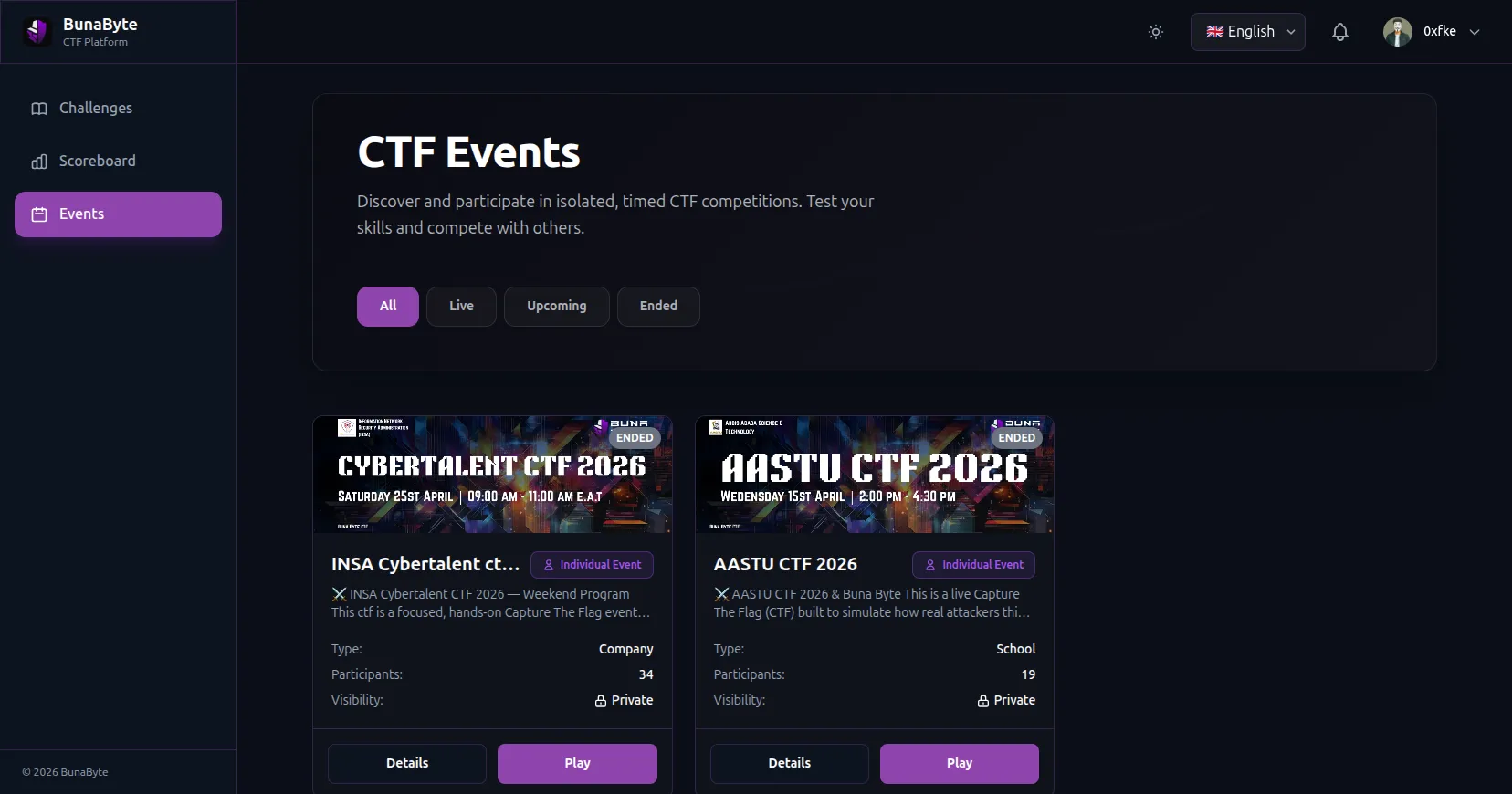 Buna Byte CTF, screenshot 2