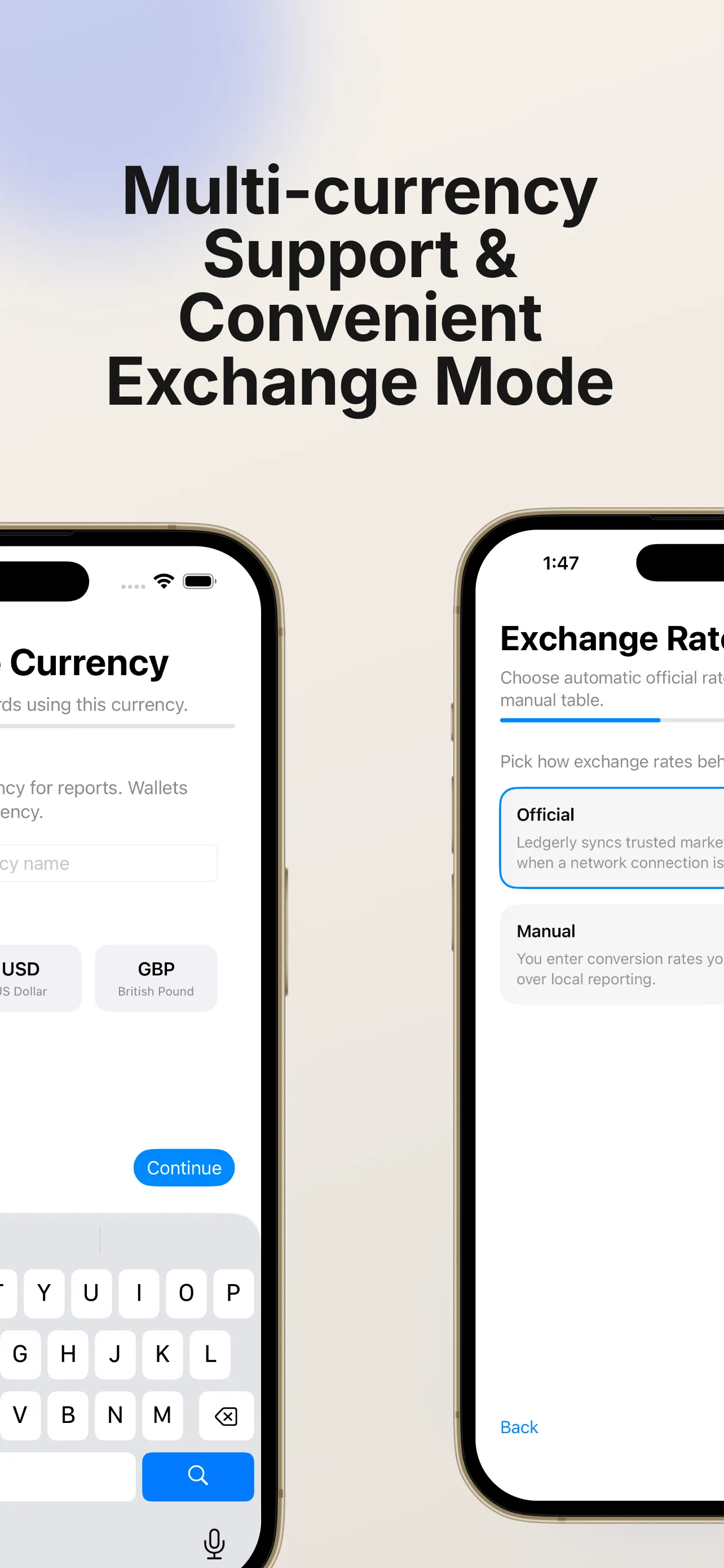 Ledgerly: Net Worth Tracker, screenshot 1