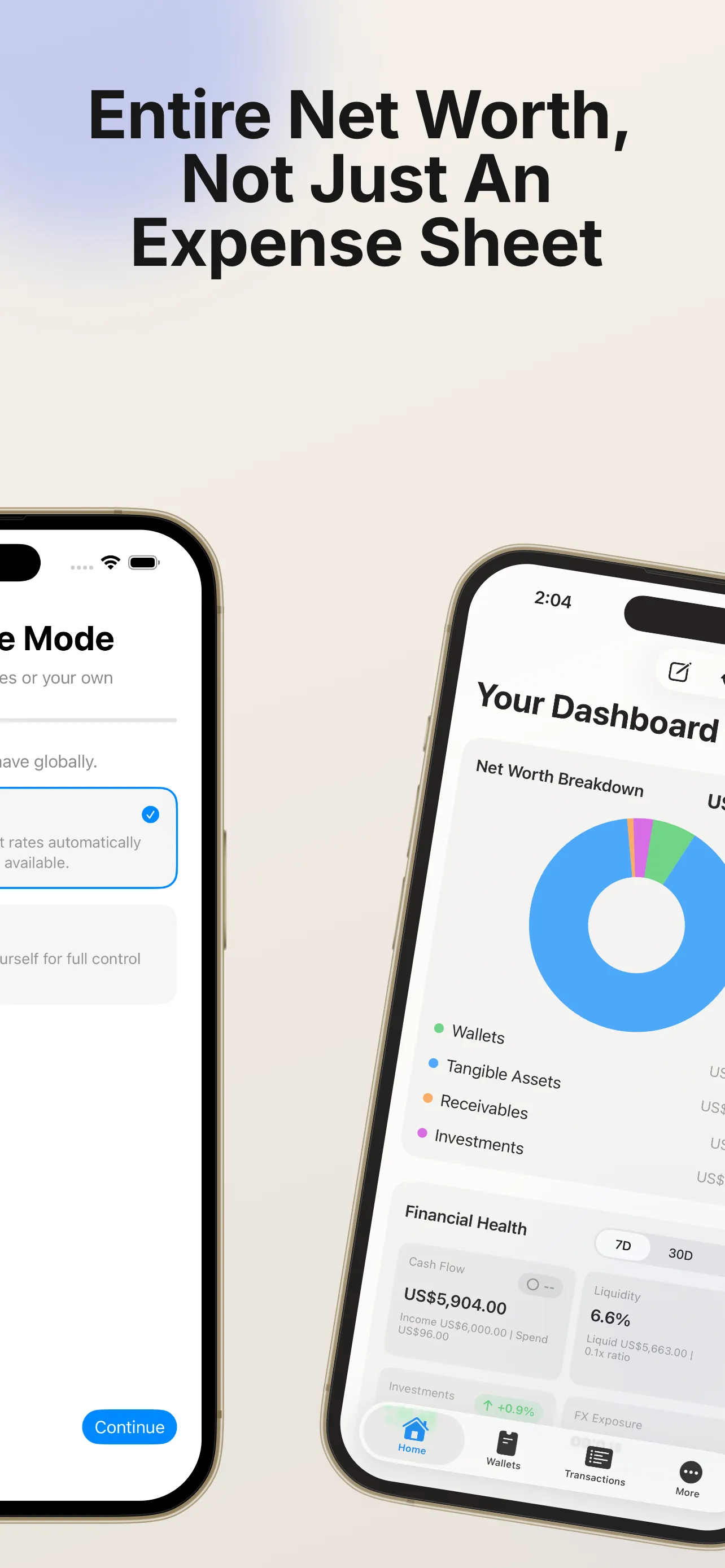Ledgerly: Net Worth Tracker, screenshot 2
