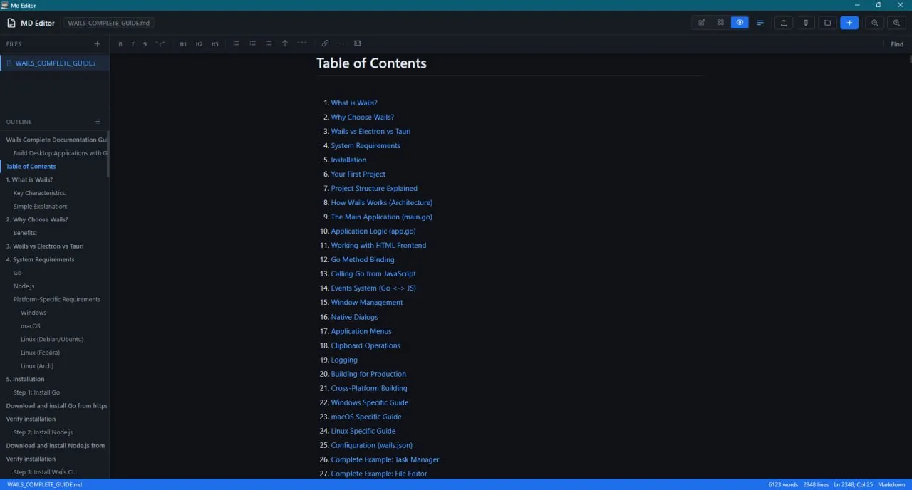 Markit, screenshot 2